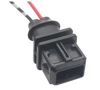 Alloggiamento del connettore del cavo impermeabile for ugello iniettore con filettatura interna a 2 pin, con filo(2P M,10 S)