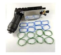 Alloggiamento del filtro del radiatore dell'olio motore adatto for 11-13 3.6L V6 5184294AE con sensore