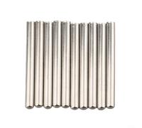 Alloggiamento del sensore a testa tonda in acciaio inox per sonde di temperatura, resistente alle alte temperature, 10 pezzi (5 x 50 mm)