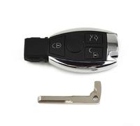 Alloggiamento di ricambio per chiave a 3 pulsanti per Mercedes Classe C Classe G Classe E Classe R Classe S Classe GL SL SLK e lama vergine