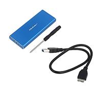 Alloggiamento disco rigido 51832: M.2 PnP SATA III, USB 3.0 alluminio blu QOLTEC