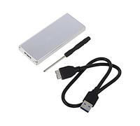 Alloggiamento disco rigido 51833: M.2 PnP SATA III, USB 3.0 alluminio QOLTEC
