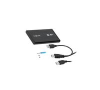 Alloggiamento disco rigido UA0041B: 2,5" PNP e hot-plug USB 2.0 alluminio LOG...