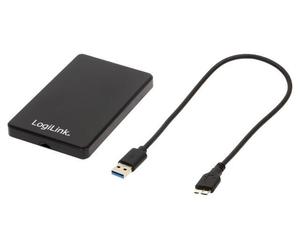Alloggiamento disco rigido UA0339: 2,5" PNP, serve 1x HDD 2,5" e SSD LOGILINK