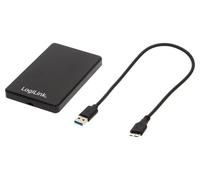 Alloggiamento disco rigido UA0339: 2,5" PnP USB 3.0 plastica nero LOGILINK