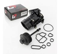 Alloggiamento Filtro Olio Guarnizione Radiatore Tappo per Audi 1.6 2.0 Tdi