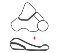 Alloggiamento Filtro Olio Motore Guarnizione + Refrigerante Set Per BMW E60 E61