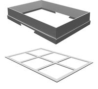 Alloggiamento Filtro Polvere per Bosch GAS 10.8V-LI Aspirapolvere 2° Stadio Kit