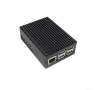 Alloggiamento in lega di alluminio per Raspberry Pi 5 progettato per proteggere la scheda madre consentendo un efficace trasferimento di calore da componenti critici (ventola A)
