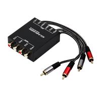 Alloggiamento in metallo Durability Isolatore a 4 canali Sound Ground Looping Isolator Fornisce una riduzione del rumore superiore per applicazioni in studio Isolatore di terra Isolatore acustico