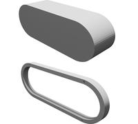 Alloggiamento Luci Posteriori per Thule EasyFold XT2 Portabici Stampato