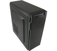 Alloggiamento MidiTower 7038B nero ATX USB3.0/2.0, audio, senza alimentatore NEW