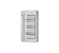 Alloggiamento modulo distribuzione da incasso 3x12 porte 7270011