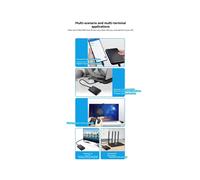 Alloggiamento per Disco Rigido Esterno da 5 GB/S da 2,5 Pollici con USB 3.1 per PC e Laptop, Supporta Fino A 6 TB, Compatibile con SSD/HDD da 7