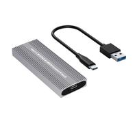 Alloggiamento per disco solido esterno senza attrezzi in alluminio che supporta unità di velocità NVMe 10Gbps tramite USB C 3.2 10Gbps Solid Disk Enclosure USB C