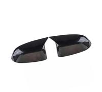 Alloggiamento specchietto 2pcs Nero di Carbonio Lato Specchio Retrovisore Tappo di Copertura ABS per BMW X3 X4 X5 X6 X7 G01 G02 G05 G06 G07 2018-2021 2022 Calotte Specchiett(Fibra di carbonio nero)