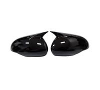 Alloggiamento specchietto Per KIA KX3 2015-2019 Car Horn Retrovisore Copertura Specchietto Laterale Tappo Alare Porta Esterna Vista Posteriore Custodia Trim Fibra Calotte Specchiett(Nero lucido)