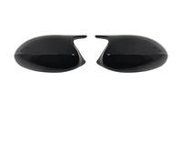 Alloggiamento Specchio Auto Per BMW E90 E91 E92 E93 E81 E87 E82 E88 Serie 3 1 Coppia Copri Specchietti Retrovisori Laterali Ricambio Bianchi specchietti esterni cover(Gloss Black Pre-LCI)