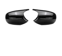 Alloggiamento Specchio Auto Per BMW E90 E91 E92 E93 E81 E87 E82 E88 Serie 3 1 Coppia Copri Specchietti Retrovisori Laterali Ricambio Bianchi specchietti esterni cover(Gloss Black)