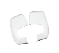 Alloggiamento Specchio Auto Per Ford Per Transit Custom V362 2012-2023 Calotta Retrovisore Laterale 1809084 1809085 Sinistro+Destra Nero/Bianco Lucido specchietti esterni cover(WHITE)