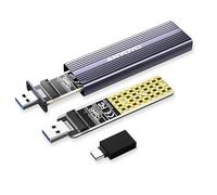 Alloggiamento SSD M.2 NVME SATA, ANYOYO USB 3.2 Gen 2 10Gbps per SSD M.2 NVME/SATA 2230 2242 2260 2280,con M-Key o M+B Key Adattatore (supporto UASP, Plug and Play)