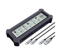 Alloggiamento SSD M2 NVMe con display metriche salute in tempo reale USB 3 2 10G