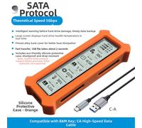 Alloggiamento SSD M2 USB C Supporto Doppio Protocollo con Schermo HD Velocità 1