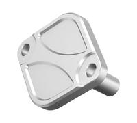 Alloggiamento Termostato Adatto per BMW N54 N55 S55 E90 E92 E93 E91 E60 E82 F10 F30 F20 X3 F25 E84 X1 M3/4 Coperchio alloggiamento termostato olio motore/Kit spina(Silver-Cover)
