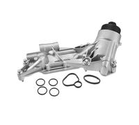 Alloggiamento termostato e Guarnizione 12992593 93186324 Alloggiamento Filtro Olio Raffreddatore Olio Motore Scatola Filtro Adatto per Trax 2013-2019