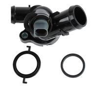Alloggiamento termostato e Guarnizione Alloggiamento termostato 07K121133E Flangia Tubo Liquido di Raffreddamento Accessori Auto Adatto per Motore A6 2.5L Adatto per Bora Accessori Auto