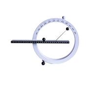 ALLOMN Orologio Parete, Calendario Tavolo Creativo Calendario a Sfera Magnetica Interessante Calendario Perpetuo Manuale, Tre Supporti Magnetici Stabili per la Casa Ufficio Desktop (Bianca)