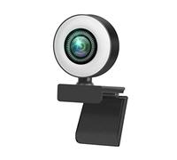 alloneslife 1080P/2K/720P 3 Gear Luce di Riempimento Webcam Auto Per La Messa A Fuoco Web Camera Rotazione Per Computer Portatile Video Reco