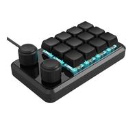 alloneslife 12 tastiere chiave ergonomiche delle macro di gioco con i tasti di scelta rapida di RGBs ed il tipo connessione di C