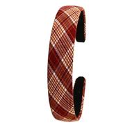 alloneslife Ampia fascia per capelli a scacchi, regolabile, accessorio per lo styling dei capelli, per donne e ragazze, comodo uso quotidiano, tutto il copricapo abbinato (3)