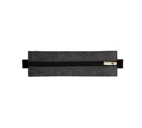 alloneslife Astuccio semplice con fibbia elastica portapenne portapenne per penne stilografiche protettive, organizer semplice, Nero , Bellezza di massa