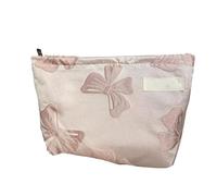 alloneslife Beauty case da viaggio, borsa da viaggio per articoli da toeletta da viaggio, borsa impermeabile per trucchi e cosmetici da viaggio, rosa, as the picture shows