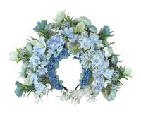 alloneslife Cerchietto per capelli, cappello con fiori, da donna, sposa, fiore, per feste di nozze, forniture per feste di nozze, ghirlande floreali per capelli (blu)