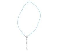 alloneslife Collana in corda di cuoio da 1,5 mm con chiusura a moschettone Catena in corda cerata per collane ciondolo cavo cerato risultati gioielli collana in pelle con chiusura per donne uomini