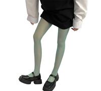 alloneslife Collant da donna tinta unita color caramella sottile senza cuciture primavera e semi opaco colorato elastico con piedi collant calze, Nilan, S-4XL