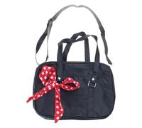alloneslife Comoda borsa a tracolla in design ispirato a Tokyo con interni spaziosi in pelle PU e portaoggetti organizzativo borsa a tracolla leggera da viaggio, Nero , One Size