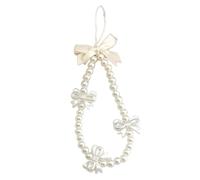alloneslife Cordicella per telefono Gioielli Elegante Telefono Fascino Cinturino Perle Ciondolo Perline Catena Bowknot Struttura Acrilica Catena Car