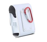alloneslife Custodia per telemetro da golf con moschettone, piccole tasche, resistente all'usura, per dispositivi da golf, bianco