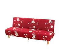 alloneslife Divano letto pieghevole senza braccioli di allungamento delle fodere di futon con lo strato stampato del fondo elastico