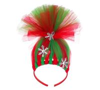 alloneslife Dressingup - Cerchietto per capelli per bambini, regolabile, in rete, per Natale, Halloween, fotografia