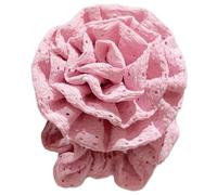 alloneslife Elastici per capelli, da donna, con fiori di rosa, spessi e eleganti, per coda di cavallo (rosa)