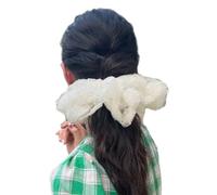 alloneslife Elastici per capelli da donna, elastici per capelli alla francese, accessori per capelli alla moda (bianco latte)