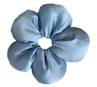 alloneslife Elastici per capelli da donna, elastici per capelli da principessa, con motivo floreale, incantevole elastico per capelli con fiori e corda per capelli per ragazze (azzurro)