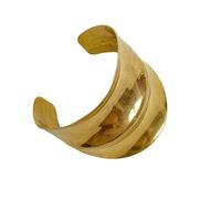 alloneslife Elegante braccio geometrico irregolare tono oro metallo robusto portatile e confortevole per l'uso quotidiano casual