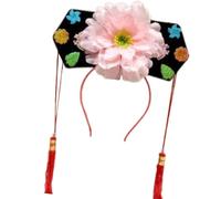 alloneslife Elegante cappello floreale antico tradizionale copricapo da principessa cinese per evento culturale