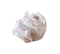 alloneslife Elegante fermaglio a banana con fiocco, accessorio per capelli da donna, per tenere saldamente in posizione verticale, per feste e matrimoni (rosa)